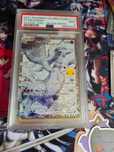 2021 Pokemon Celebrations Reshiram PSA 9